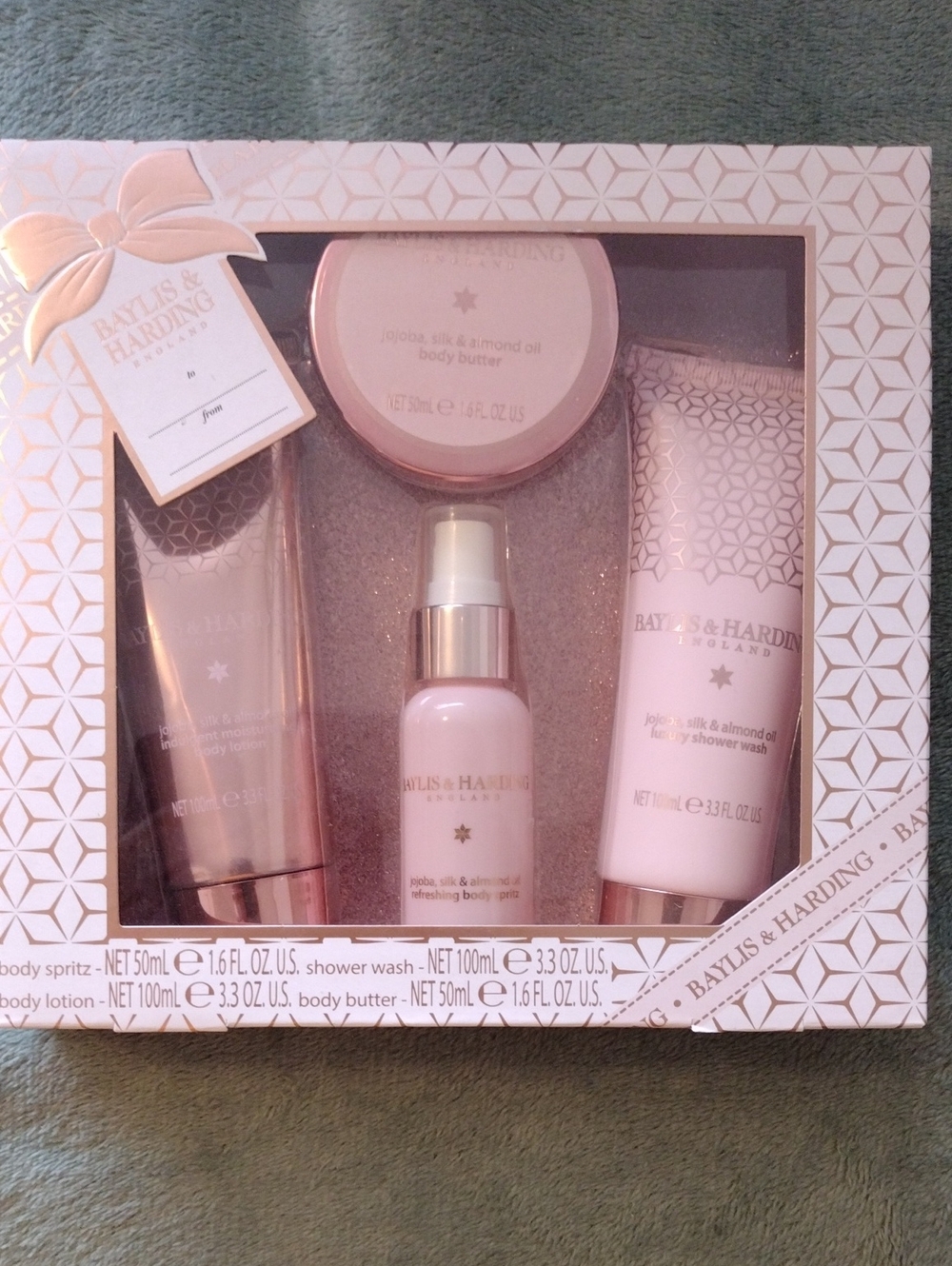 Baylis & Harding Pink Jojoba, Silk & Almond Body Gift Set